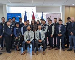 Finaliza con éxito la capacitación a funcionarios de Bolivia y Chile para combatir el crimen transfronterizo