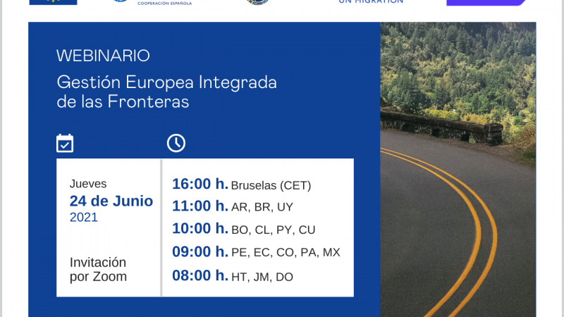 Webinario “Gestión Integral de Fronteras (GIF) en la Unión Europea”