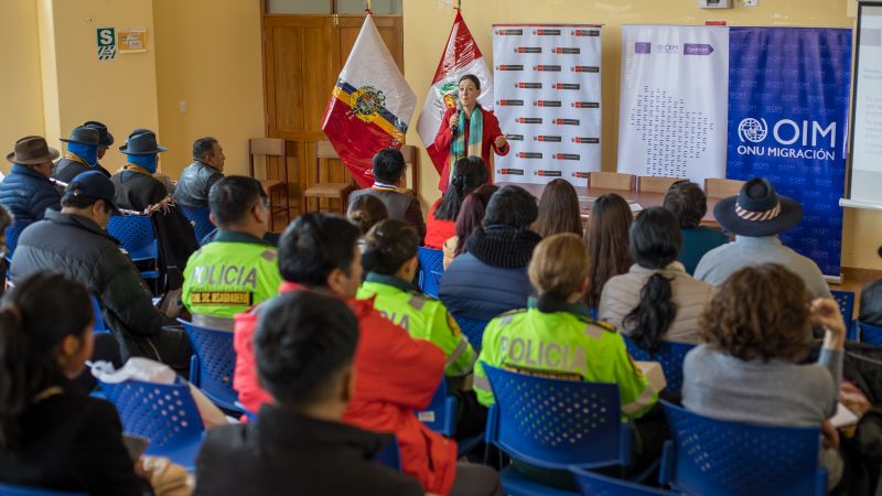 EUROFRONT realiza visita técnica en Desaguadero para contribuir a la lucha contra la trata de personas y el tráfico ilícito de migrantes
